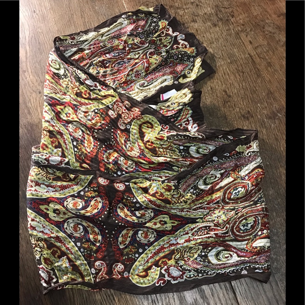 Silk Echo Accent Scarf